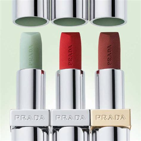 prada blue balm|prada blushing lip balm.